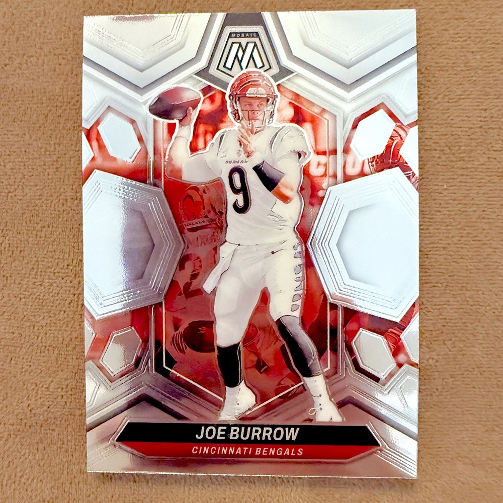 Joe Burrow 2024 Panini Mosaic Cincinnati Bengals NFL Football Trading Card Sport